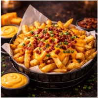 Fries With Melted Cheddar