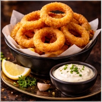 5 Peces of Onion Rings