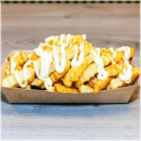 Fries with mayonaise